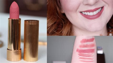 gucci lipstick matte swatches|Gucci lipstick sale.